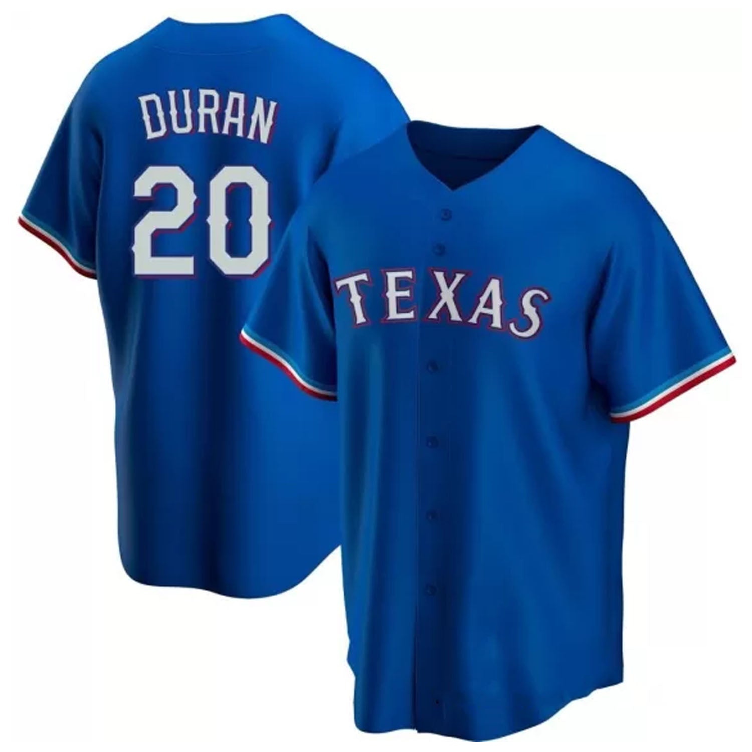 Ezequiel Duran Texas Rangers 20 Jersey