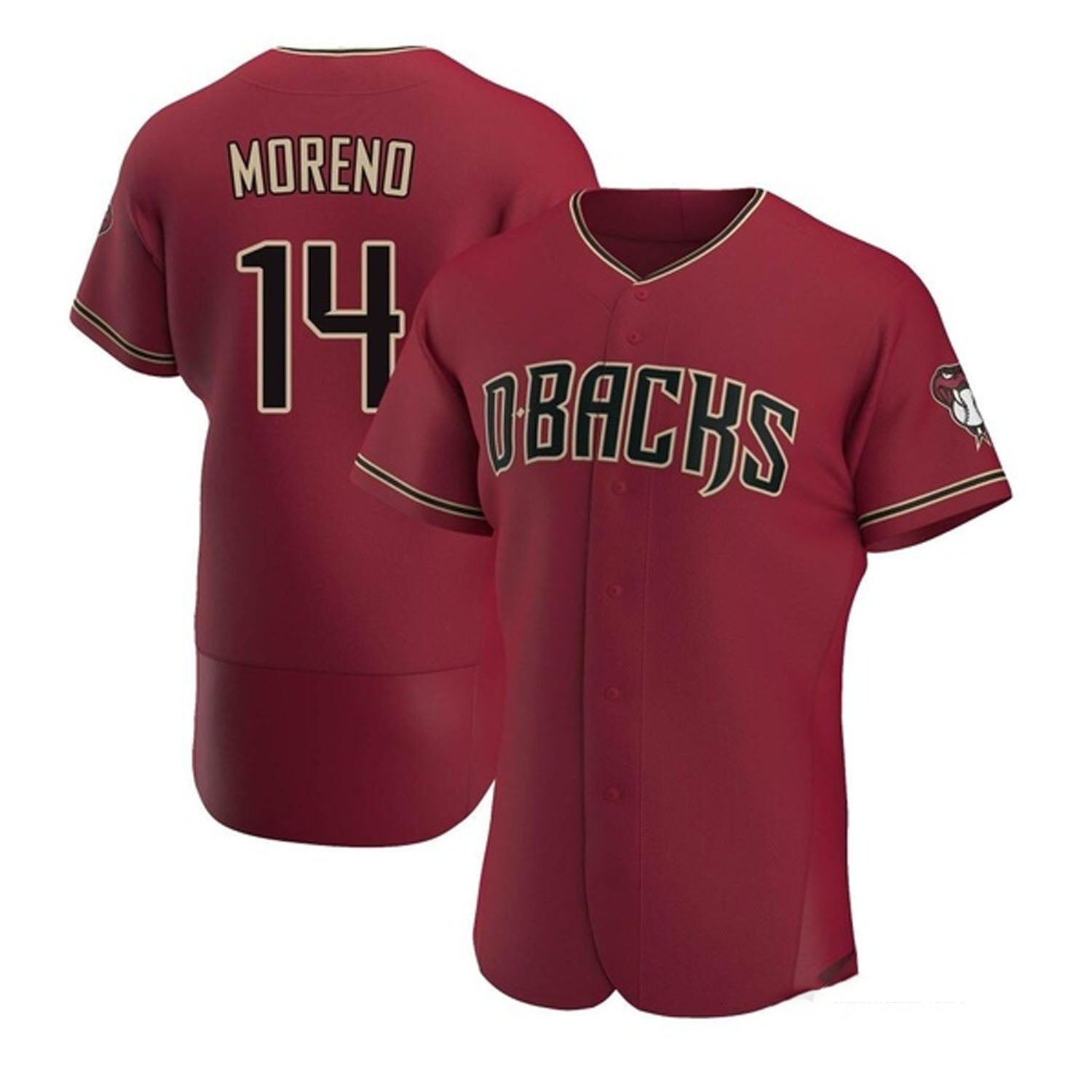 Gabriel Moreno Arizona Diamondbacks 14 Jersey