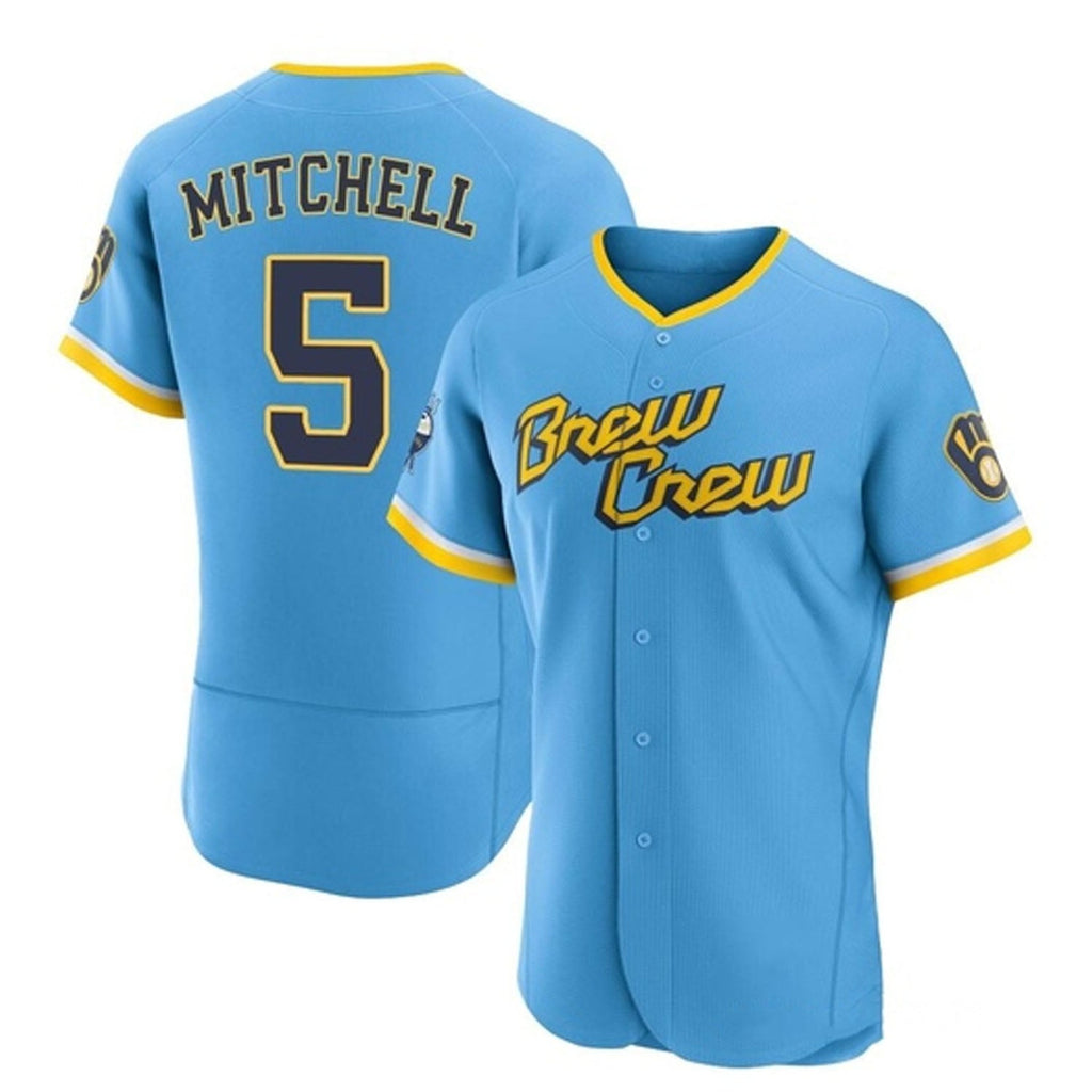Garrett Mitchell Milwaukee Brewers 5 Jersey