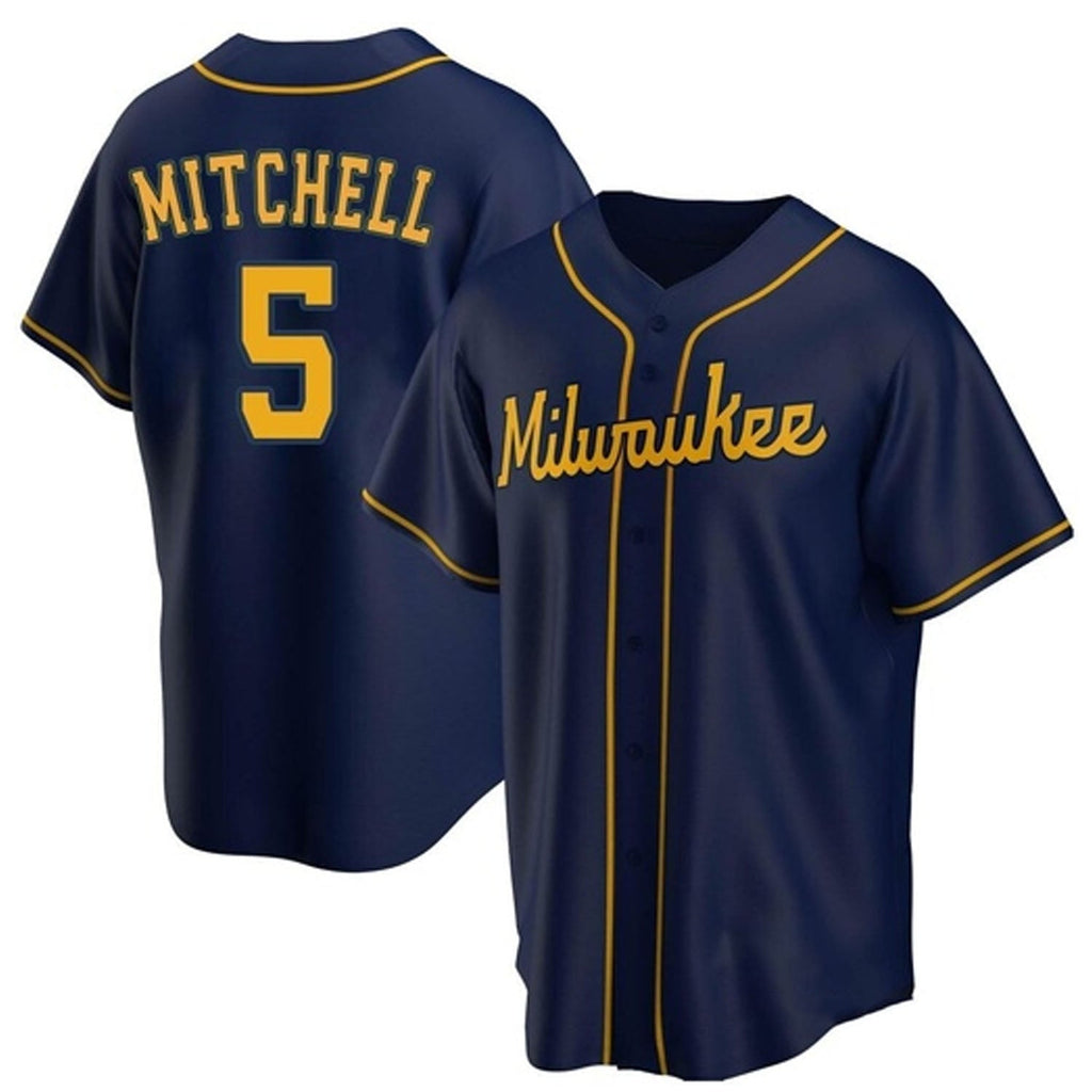 Garrett Mitchell Milwaukee Brewers 5 Jersey