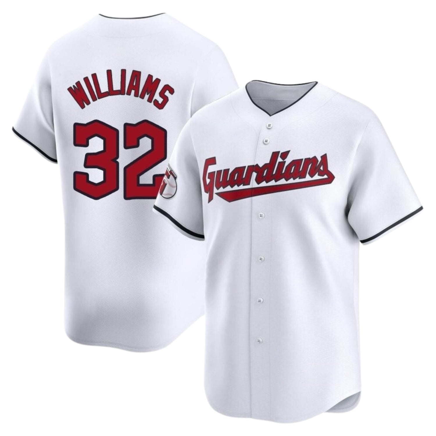 Gavin Williams Cleveland Guardians 32 Jersey
