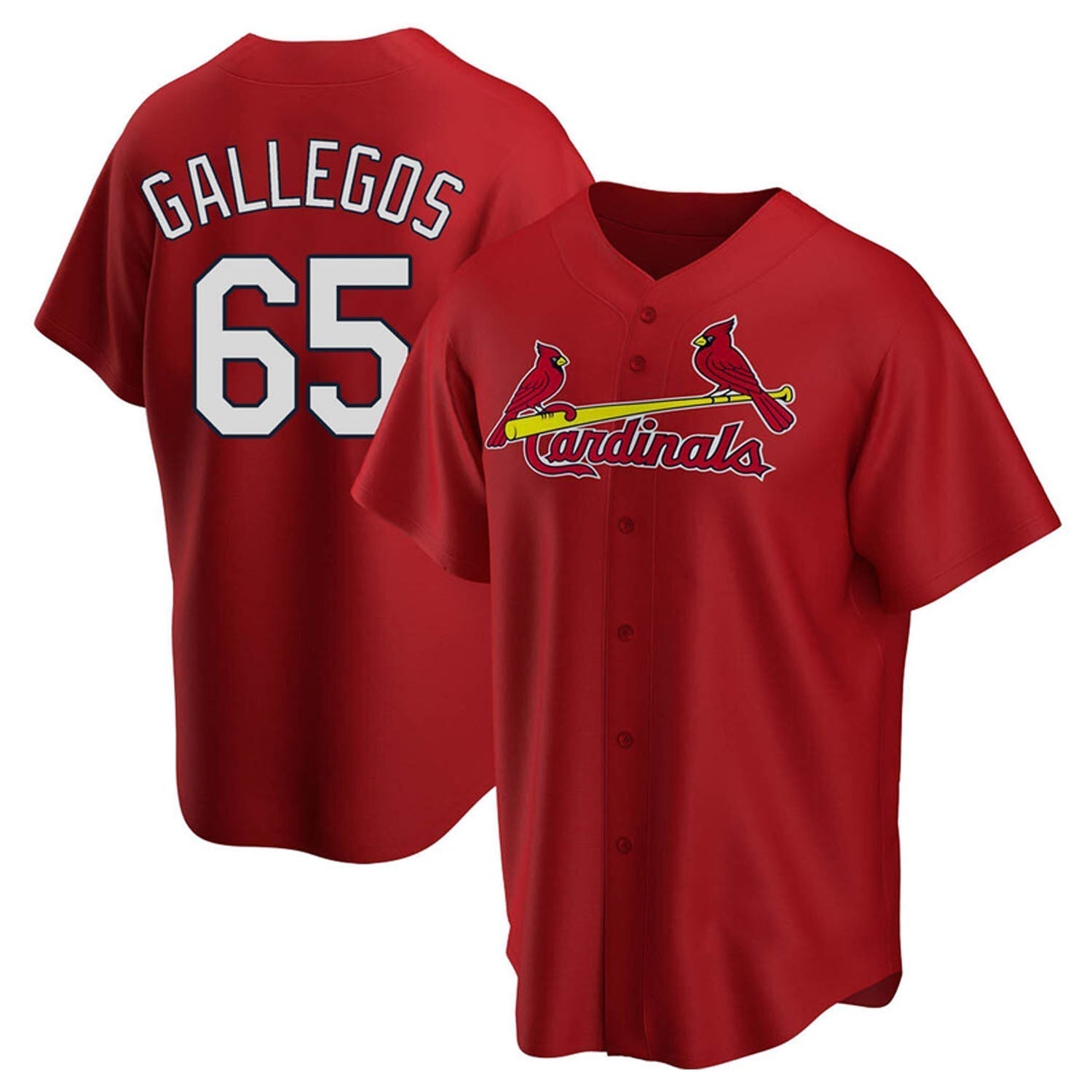 Giovanny Gallegos St Louis Cardinals 65 Jersey
