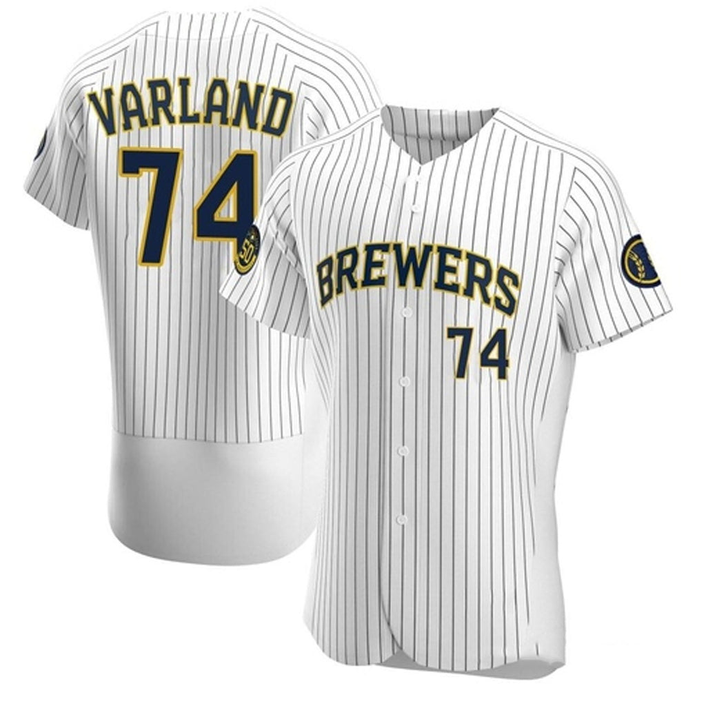 Gus Varland Milwaukee Brewers 74 Jersey