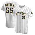 Hoby Milner Milwaukee Brewers 55 Jersey