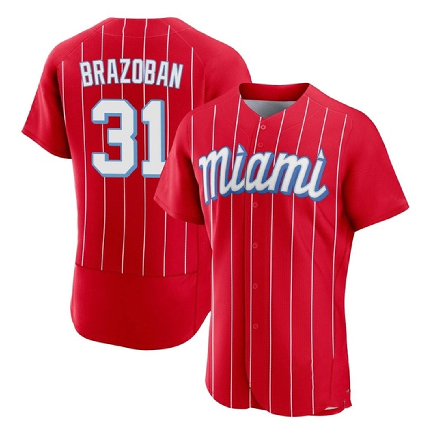 Huascar Brazoban Miami Marlins 31 Jersey