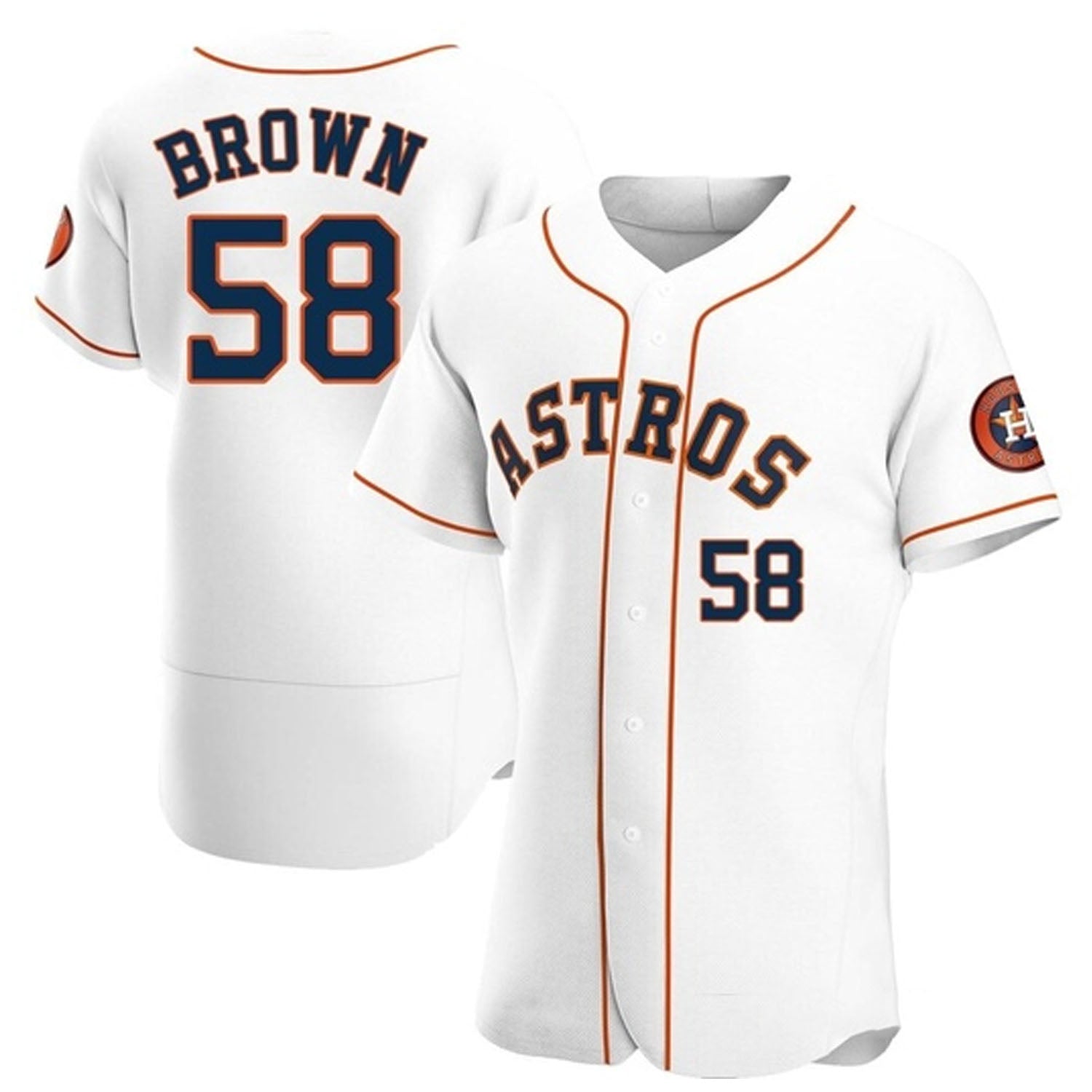 Hunter Brown Houston Astros 58 Jersey