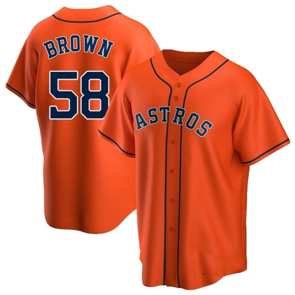 Hunter Brown Houston Astros 58 Jersey