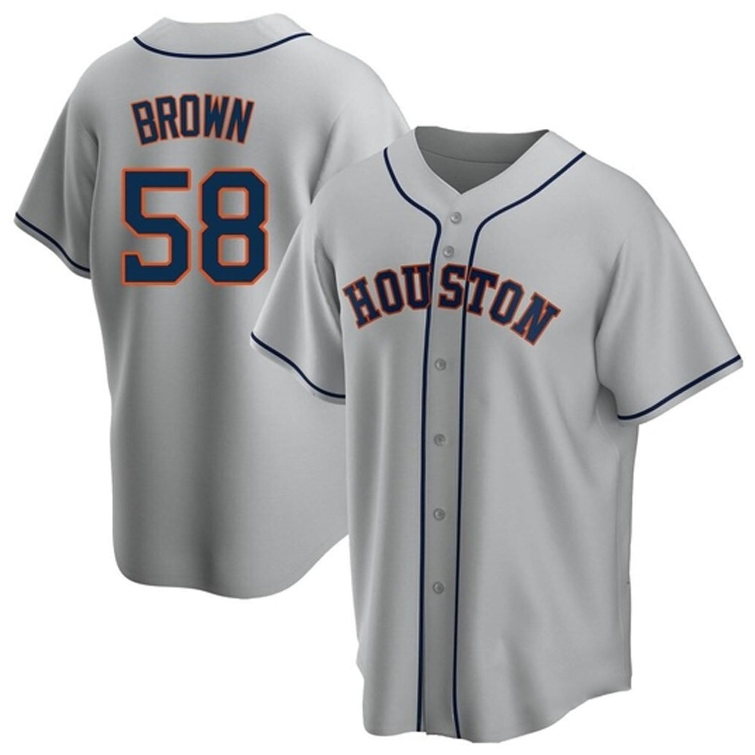 Hunter Brown Houston Astros 58 Jersey