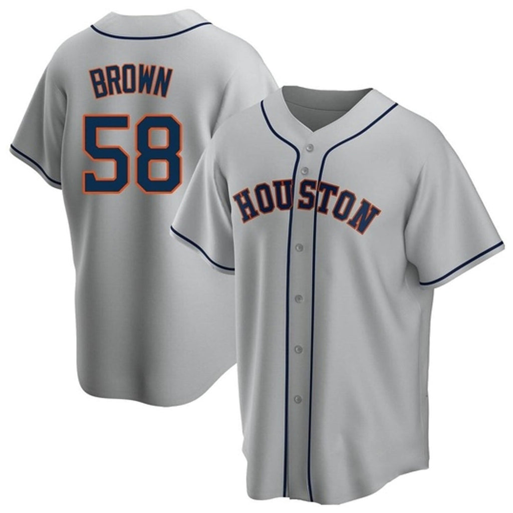 Hunter Brown Houston Astros 58 Jersey