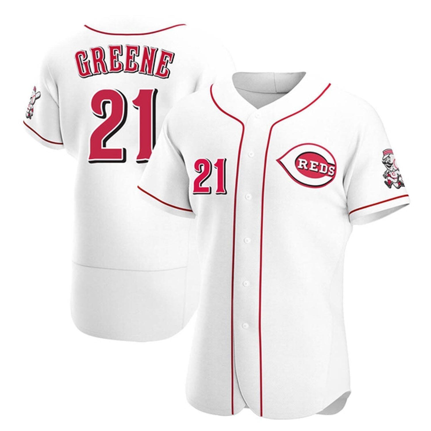 Hunter Greene Cincinnati Reds 21 Jersey