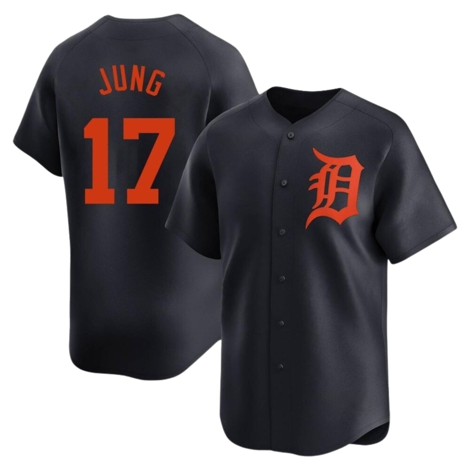 Jace Jung Detroit Tigers 17 Jersey
