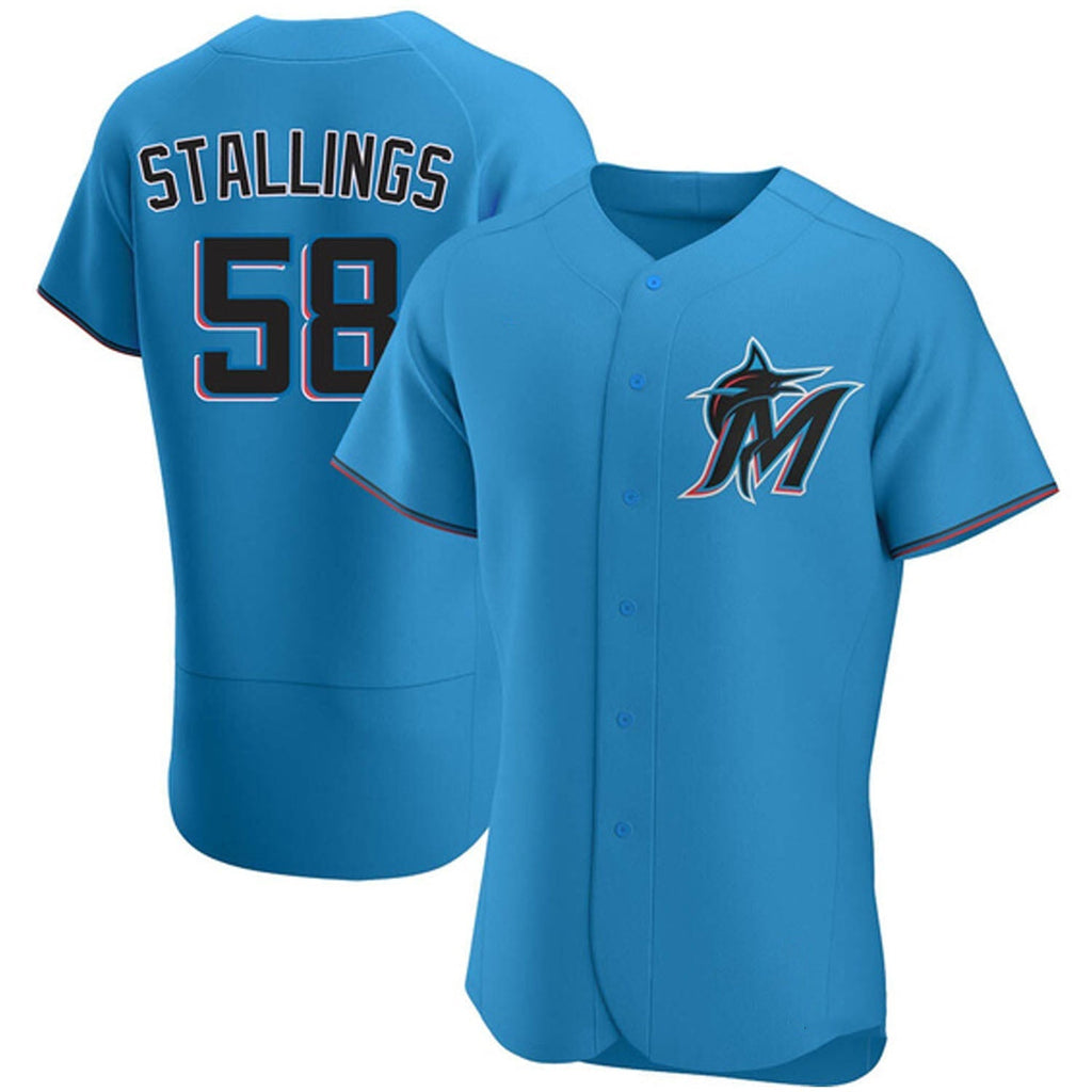 Jacob Stallings Miami Marlins 58 Jersey