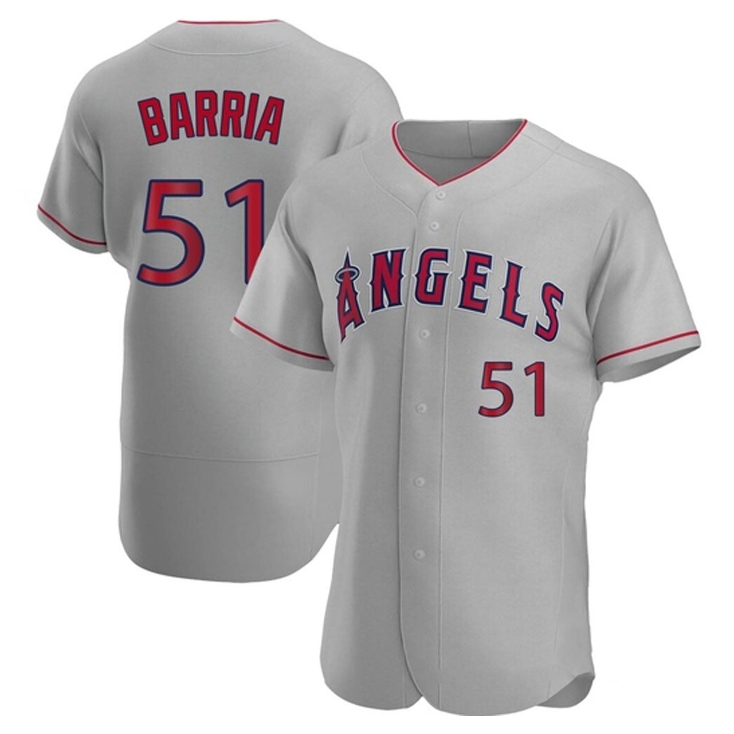 Jaime Barria Los Angeles Angels 51 Jersey