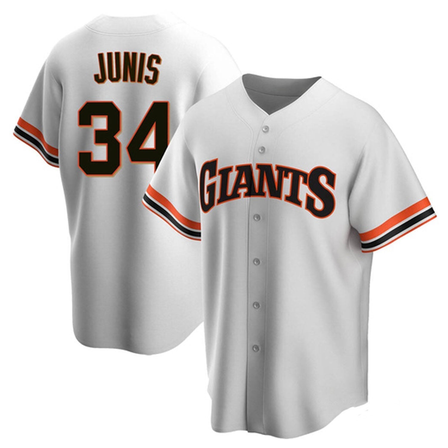 Jakob Junis San Francisco Giants 34 Jersey