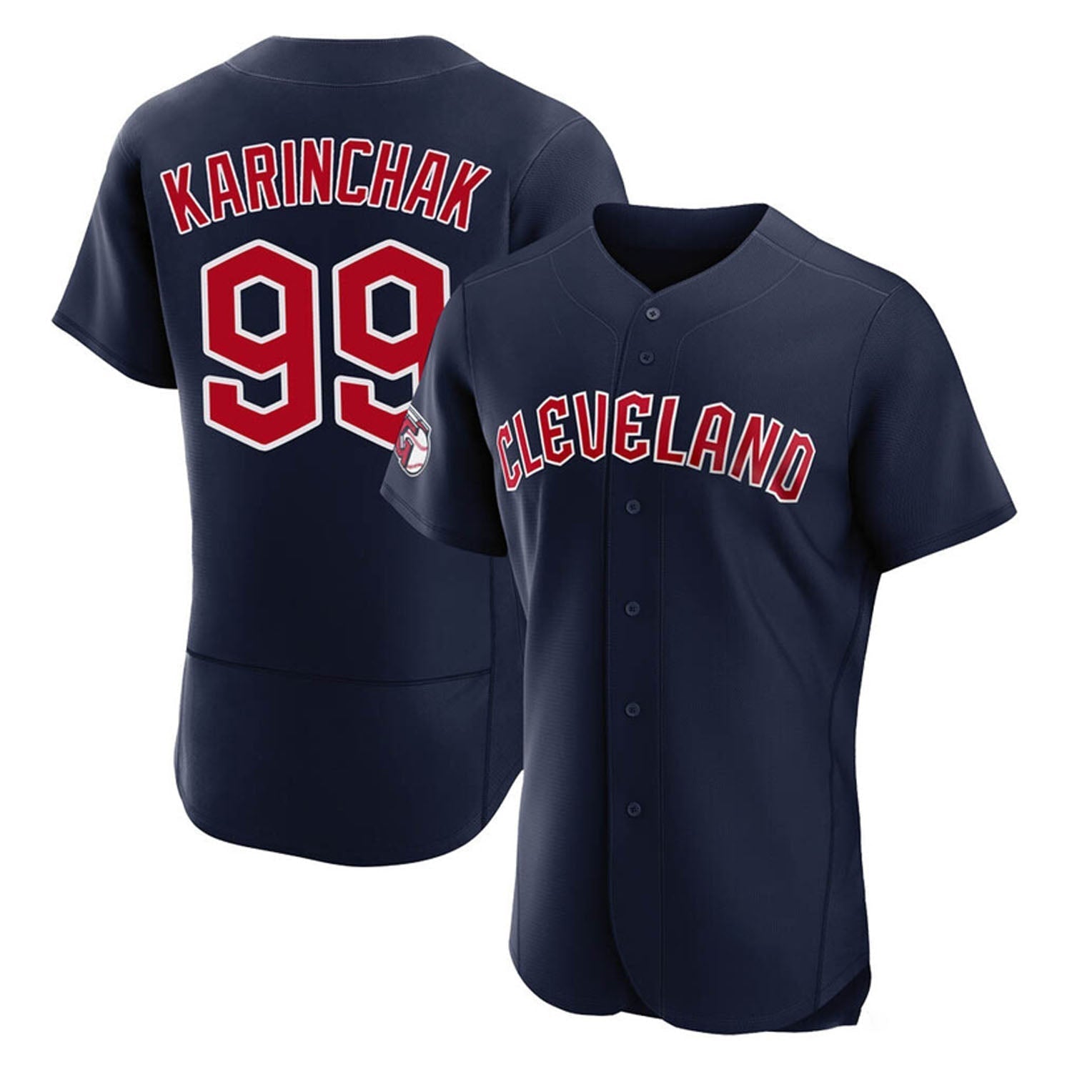 James Karinchak Cleveland Indians 99 Jersey