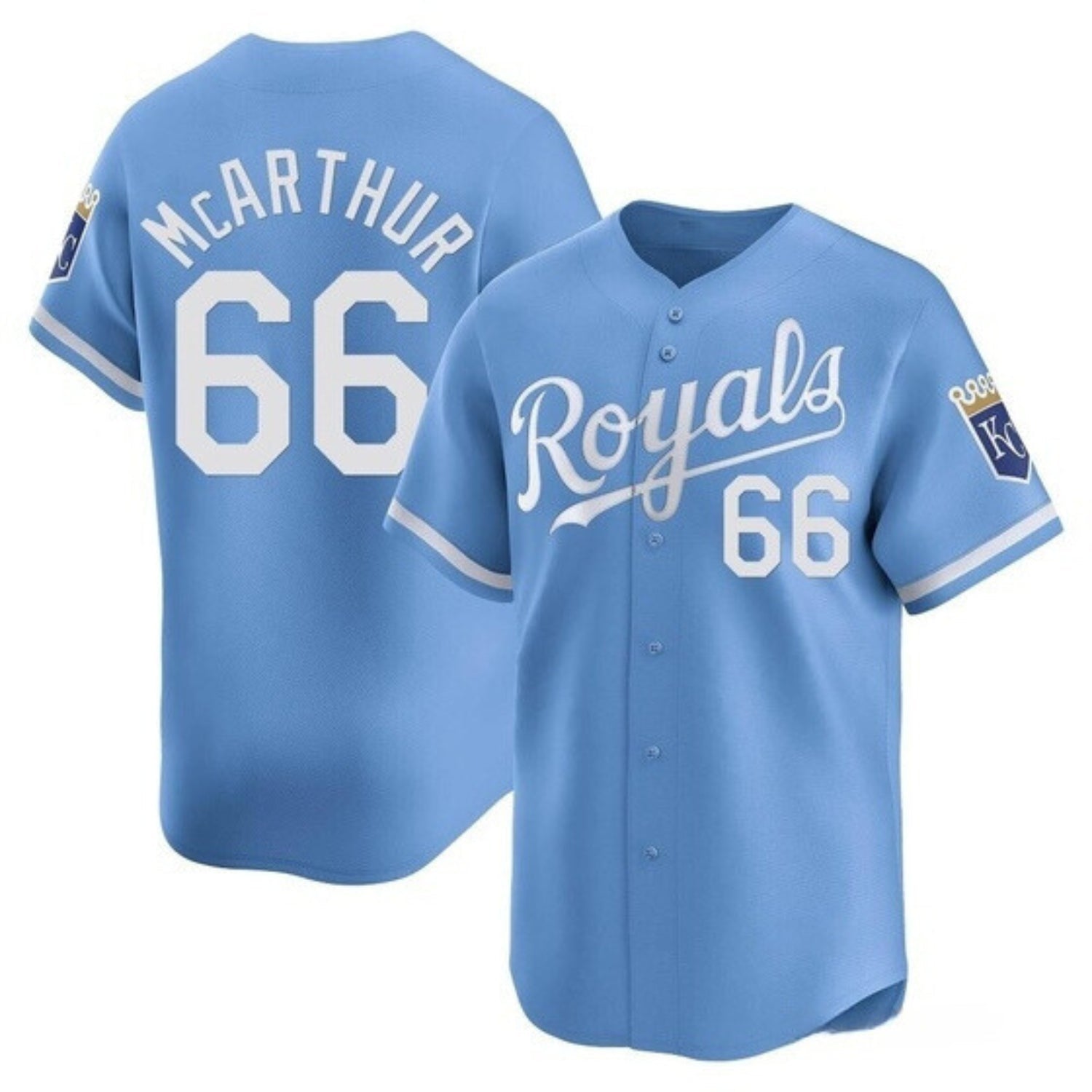 James McArthur Kansas City Royals 66 Jersey