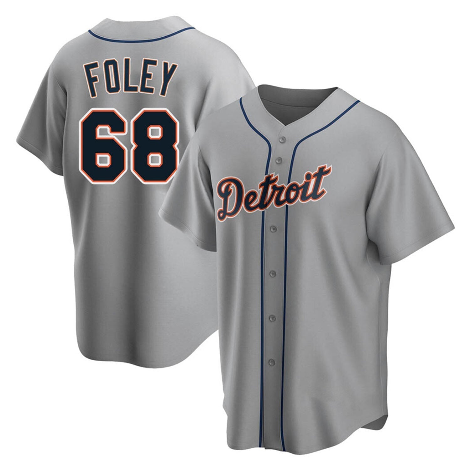 Jason Foley Detroit Tigers 68 Jersey