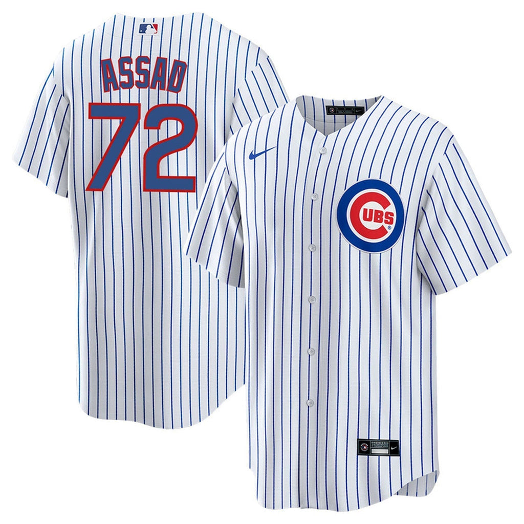 Javier Assad Chicago Cubs 72 Jersey