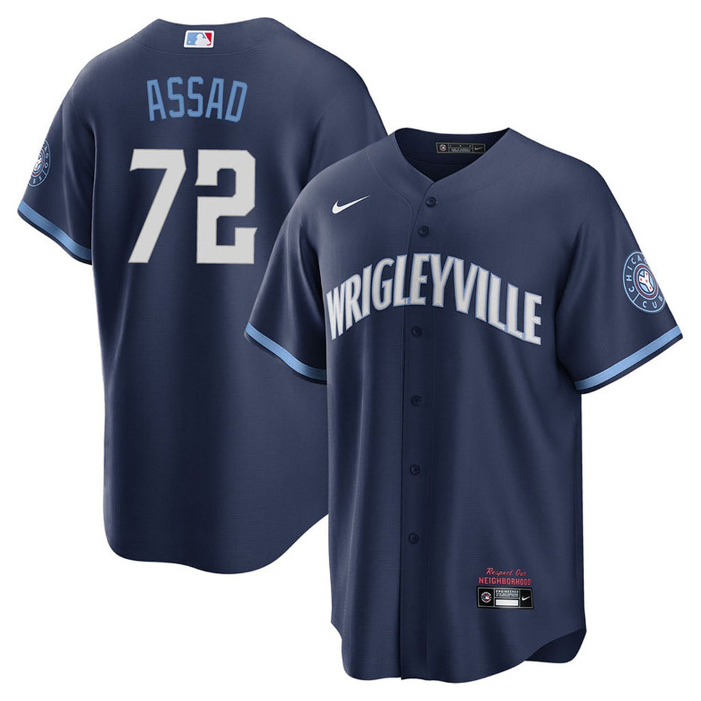 Javier Assad Chicago Cubs 72 Jersey