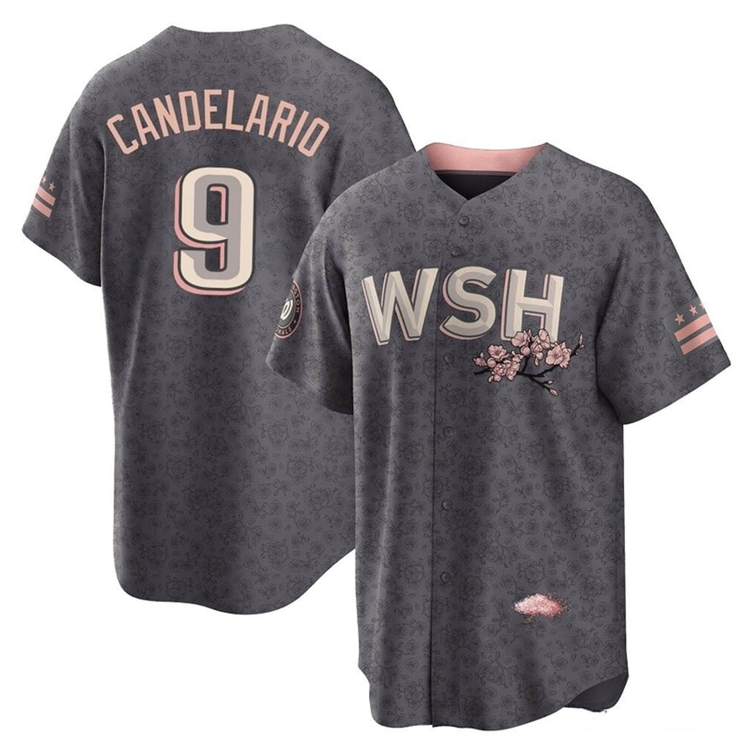 Jeimer Candelario Washington Nationals 9 Jersey