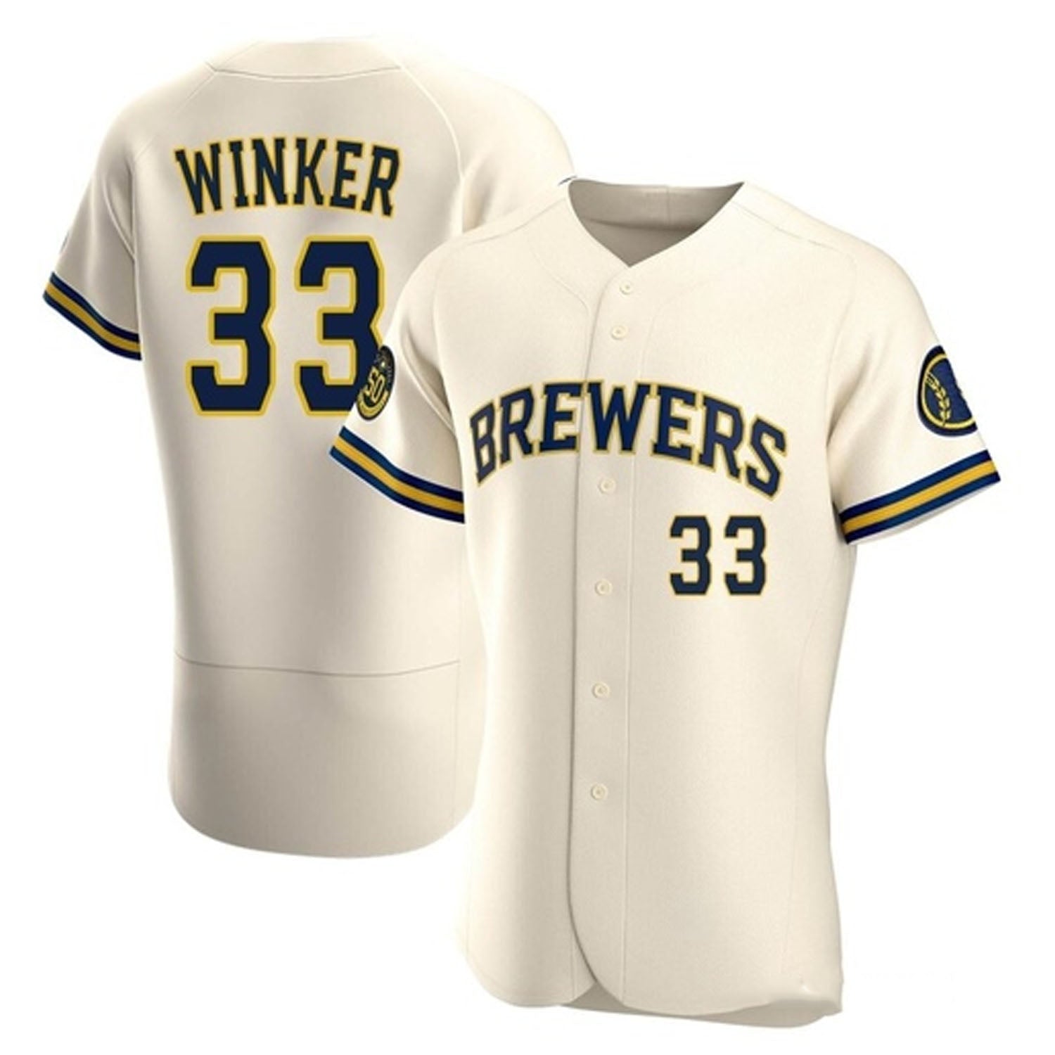 Jesse Winker Milwaukee Brewers 33 Jersey