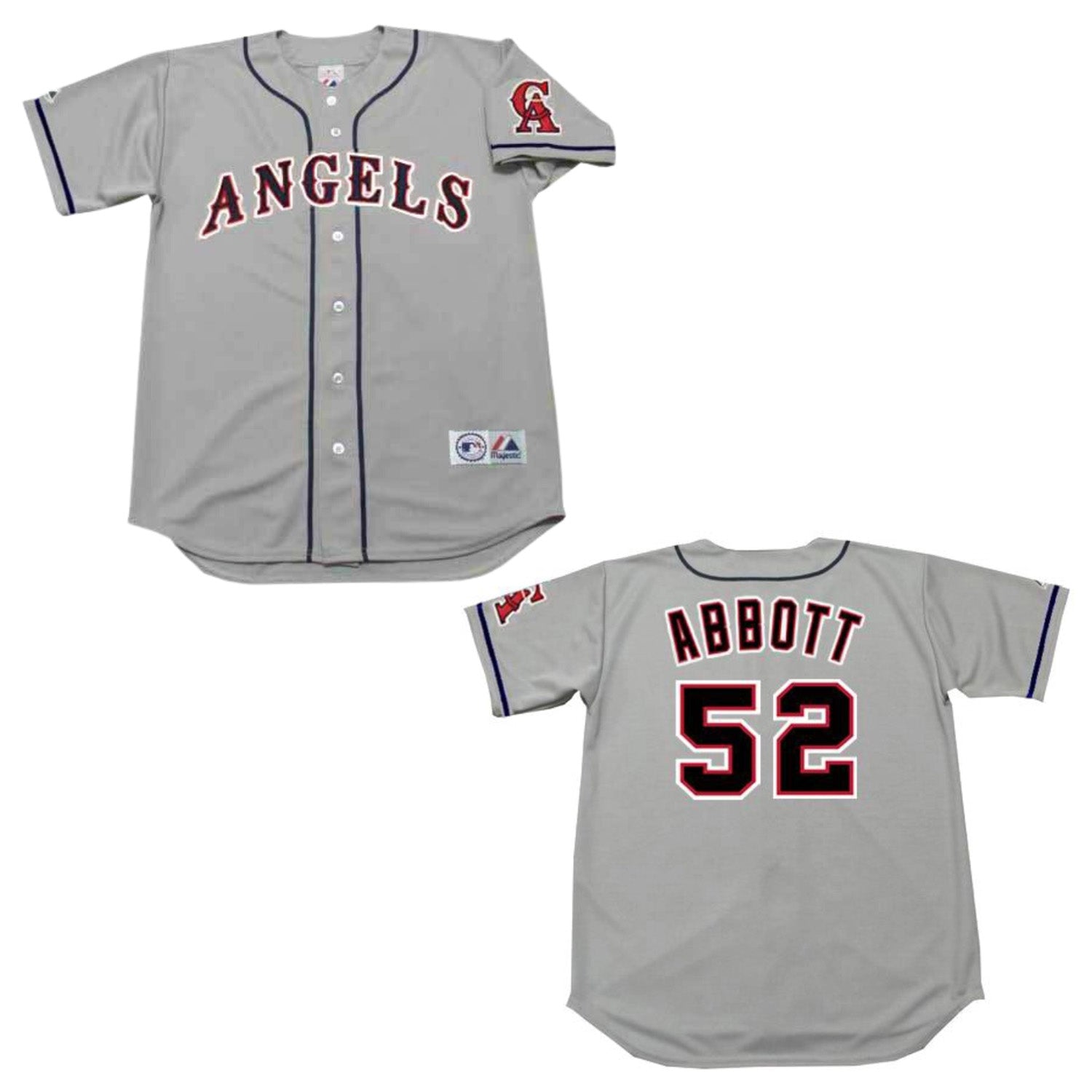 Jim Abbott California Angels 52 Jersey