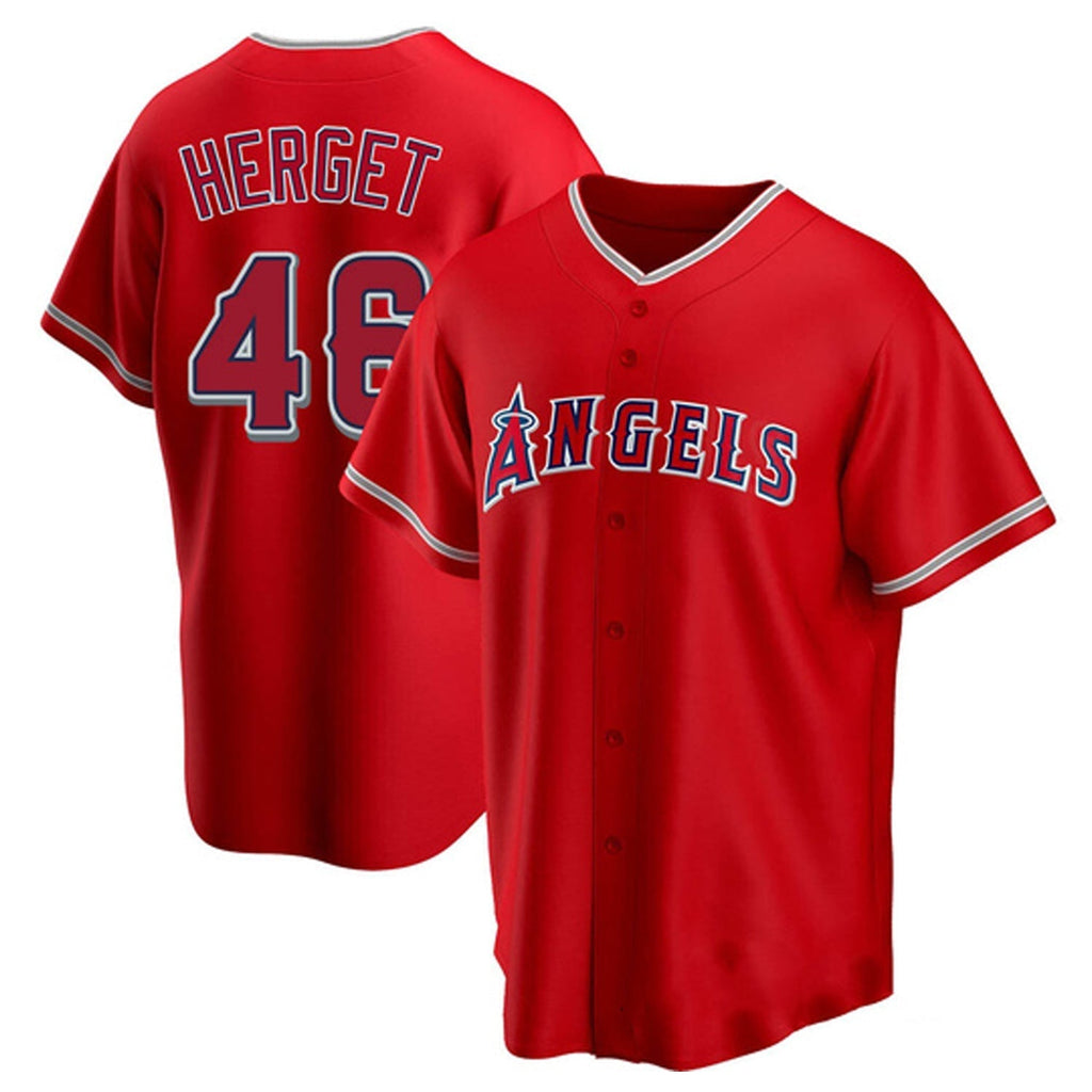 Jimmy Herget Los Angeles Angels 46 Jersey