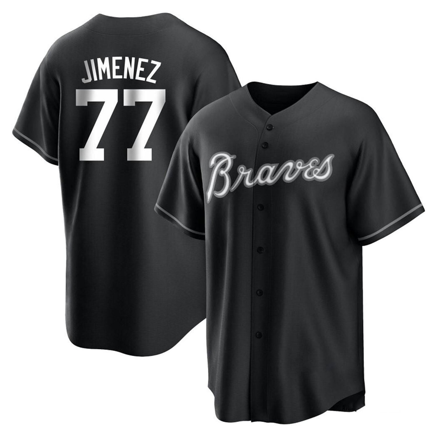 Joe Jimenez Atlanta Braves 77 Jersey