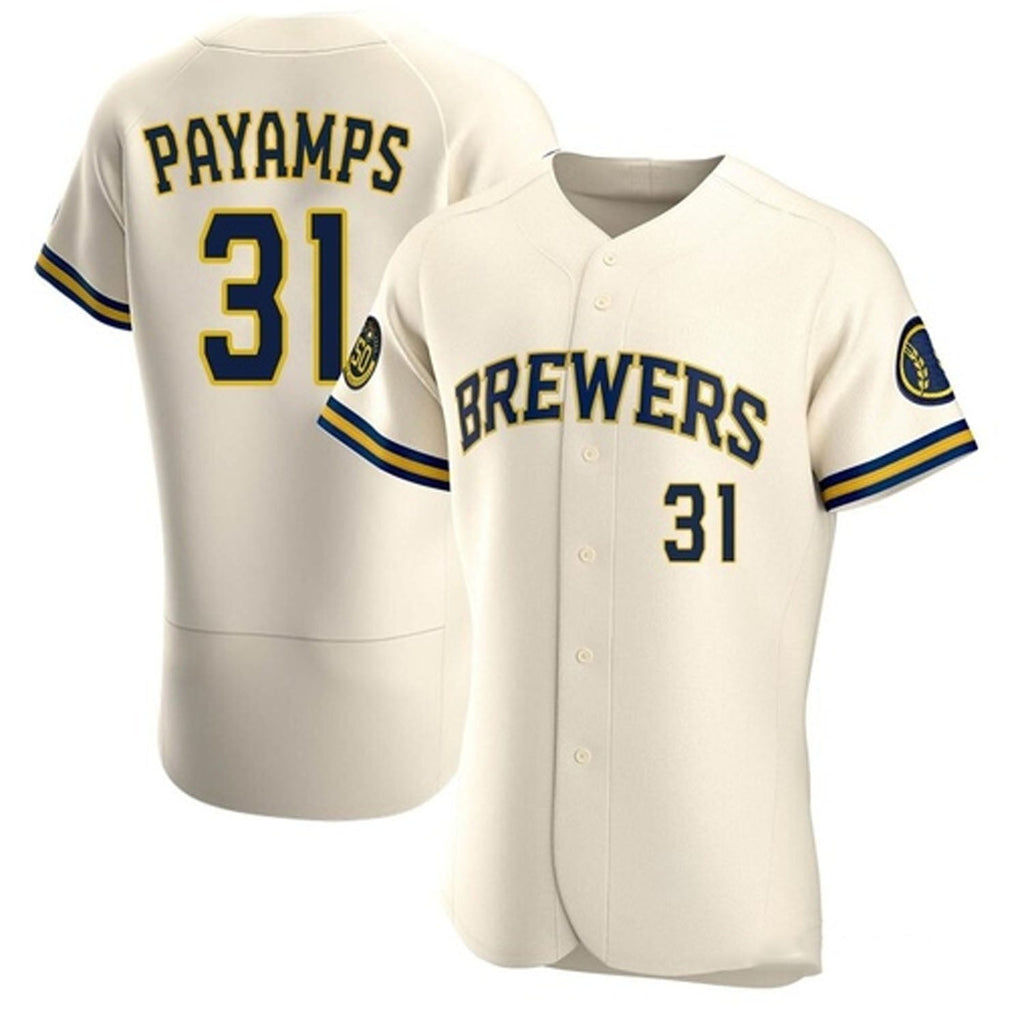 Joel Payamps Milwaukee Brewers 31 Jersey