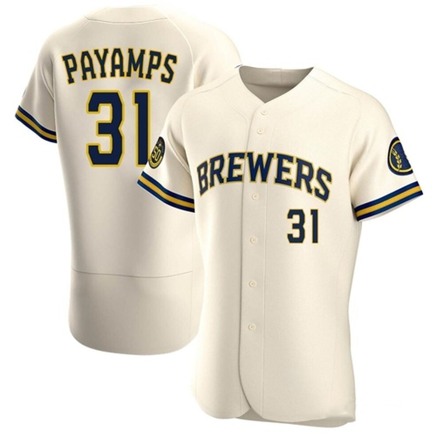 Joel Payamps Milwaukee Brewers 31 Jersey
