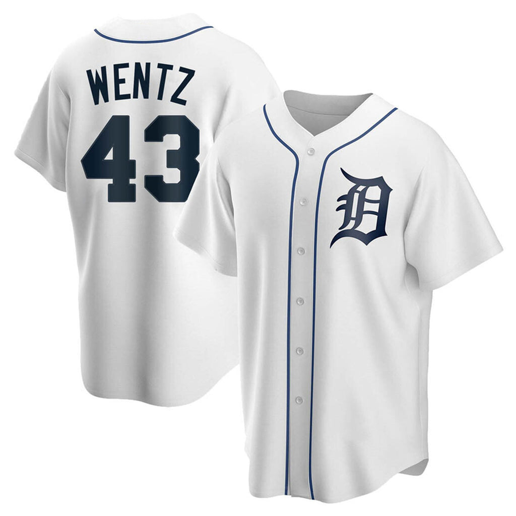 Joey Wentz Detroit Tigers 43 Jersey
