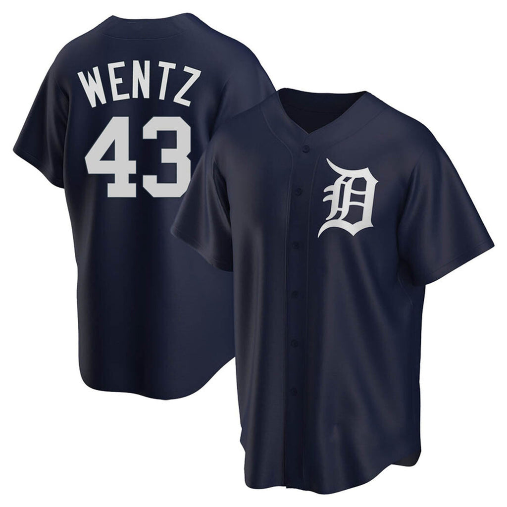 Joey Wentz Detroit Tigers 43 Jersey