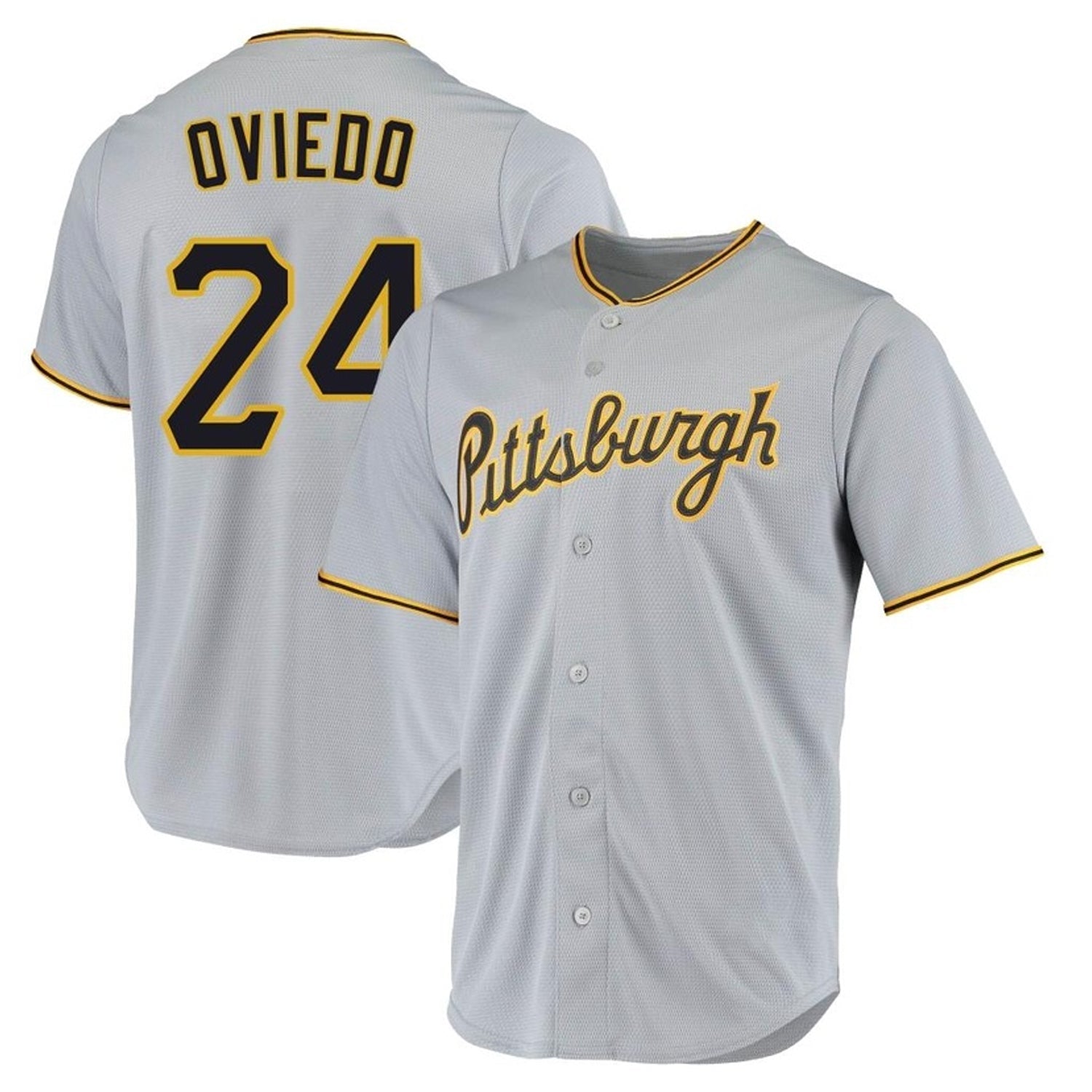 Johan Oviedo Pittsburgh Pirates 24 Jersey