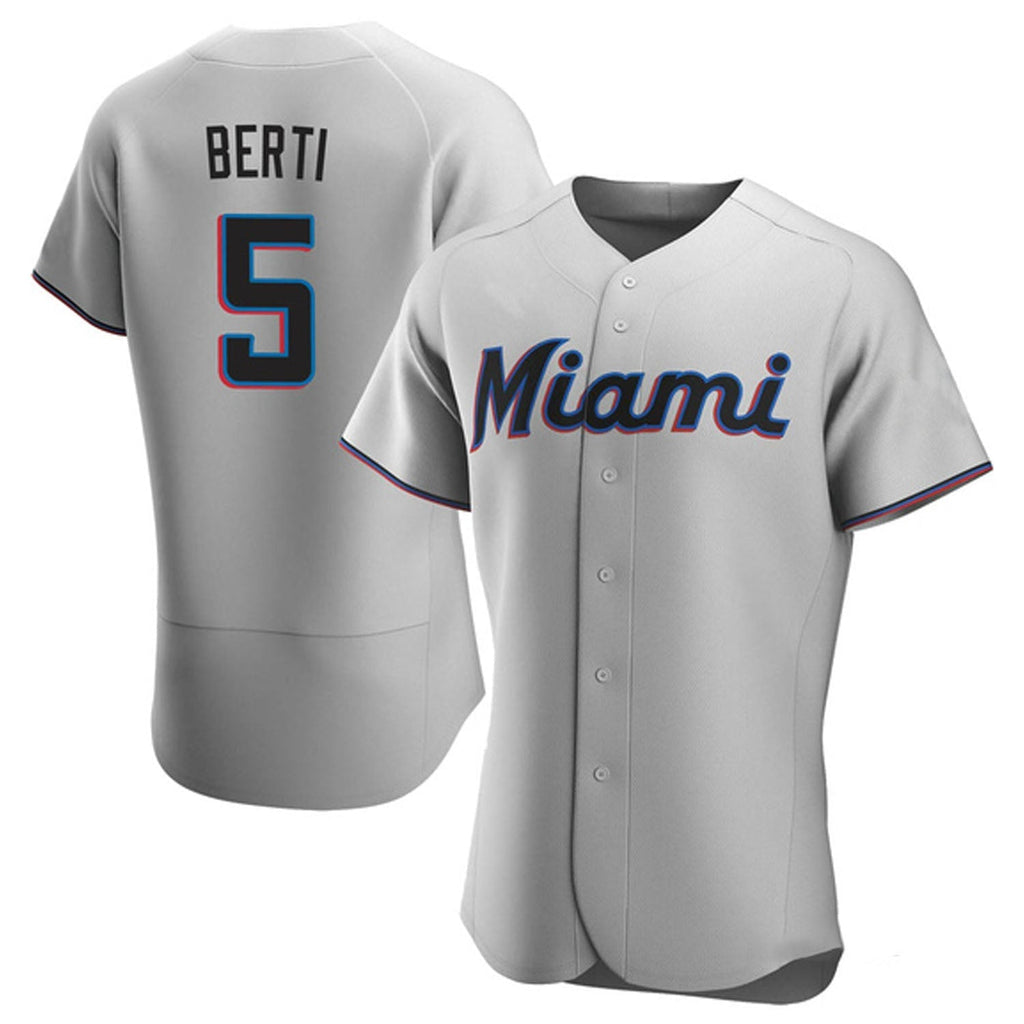 Jon Berti Miami Marlins 5 Jersey