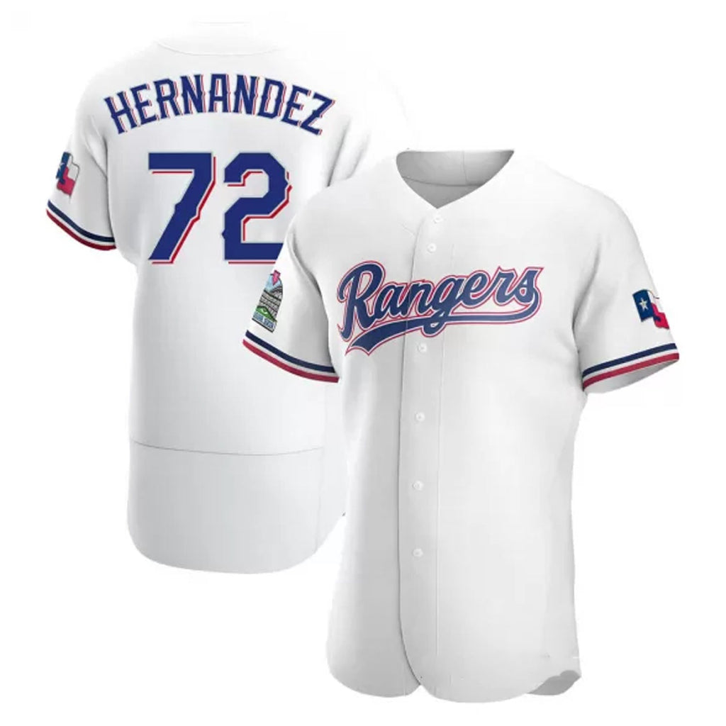 Jonathan Hernandez Texas Rangers 72 Jersey