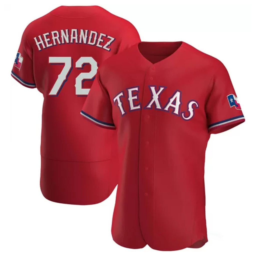 Jonathan Hernandez Texas Rangers 72 Jersey