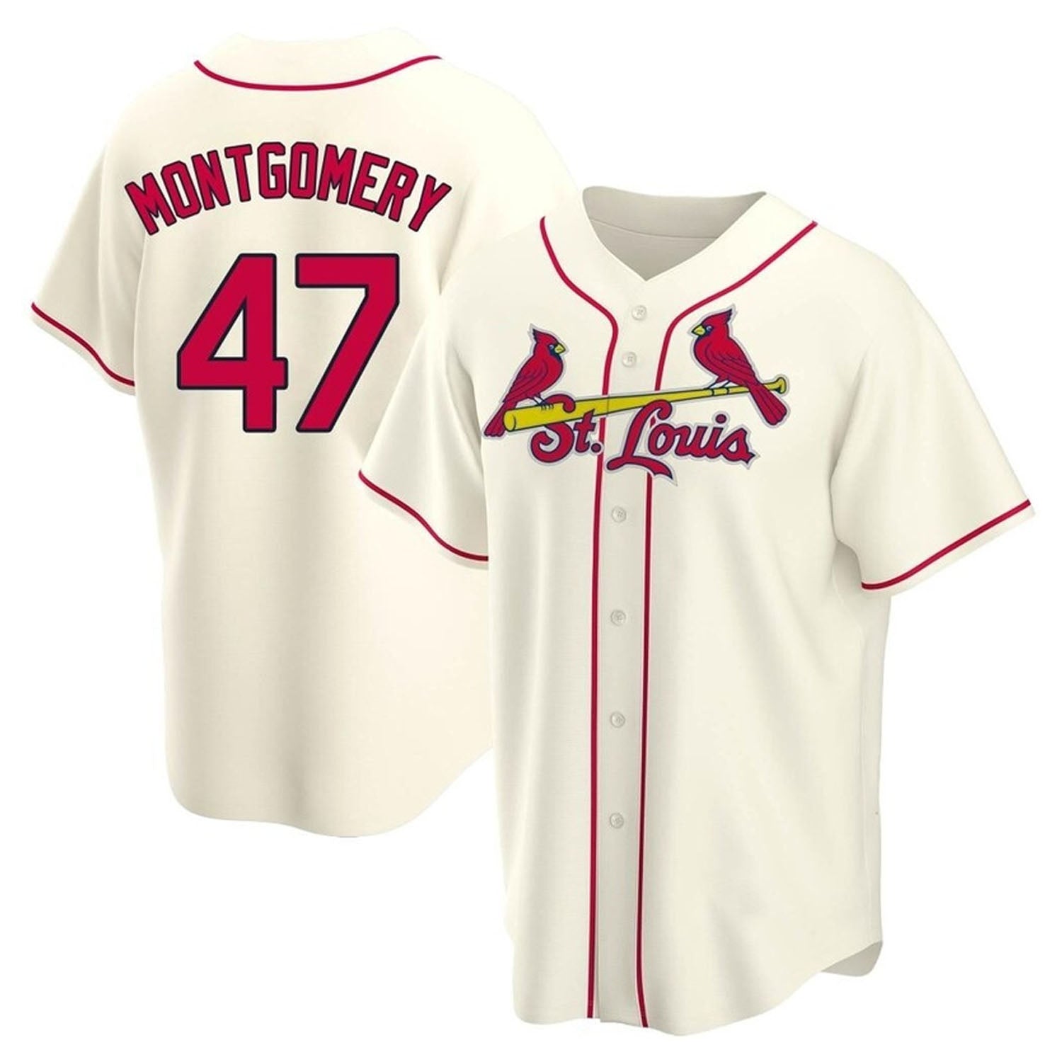 Jordan Montgomery St Louis Cardinals 47 Jersey