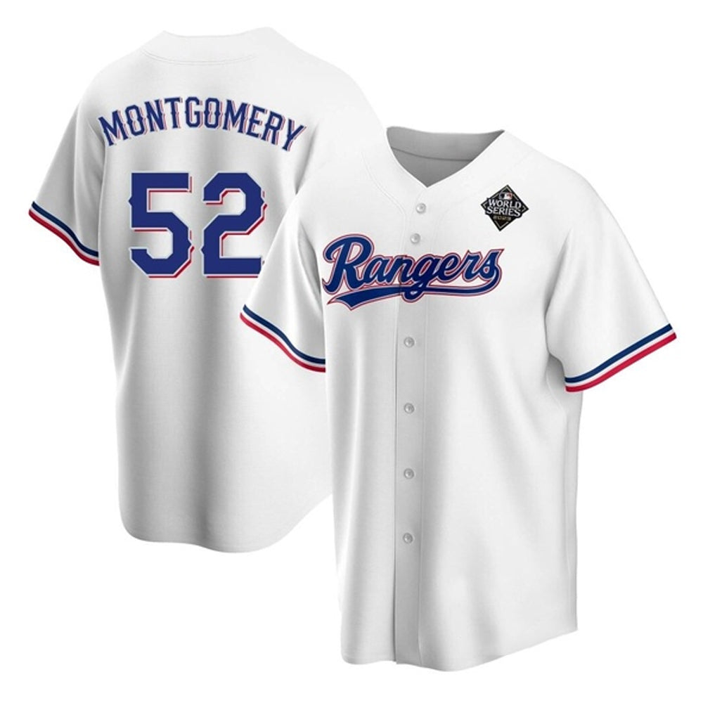 Jordan Montgomery Texas Ranger 52 Jersey