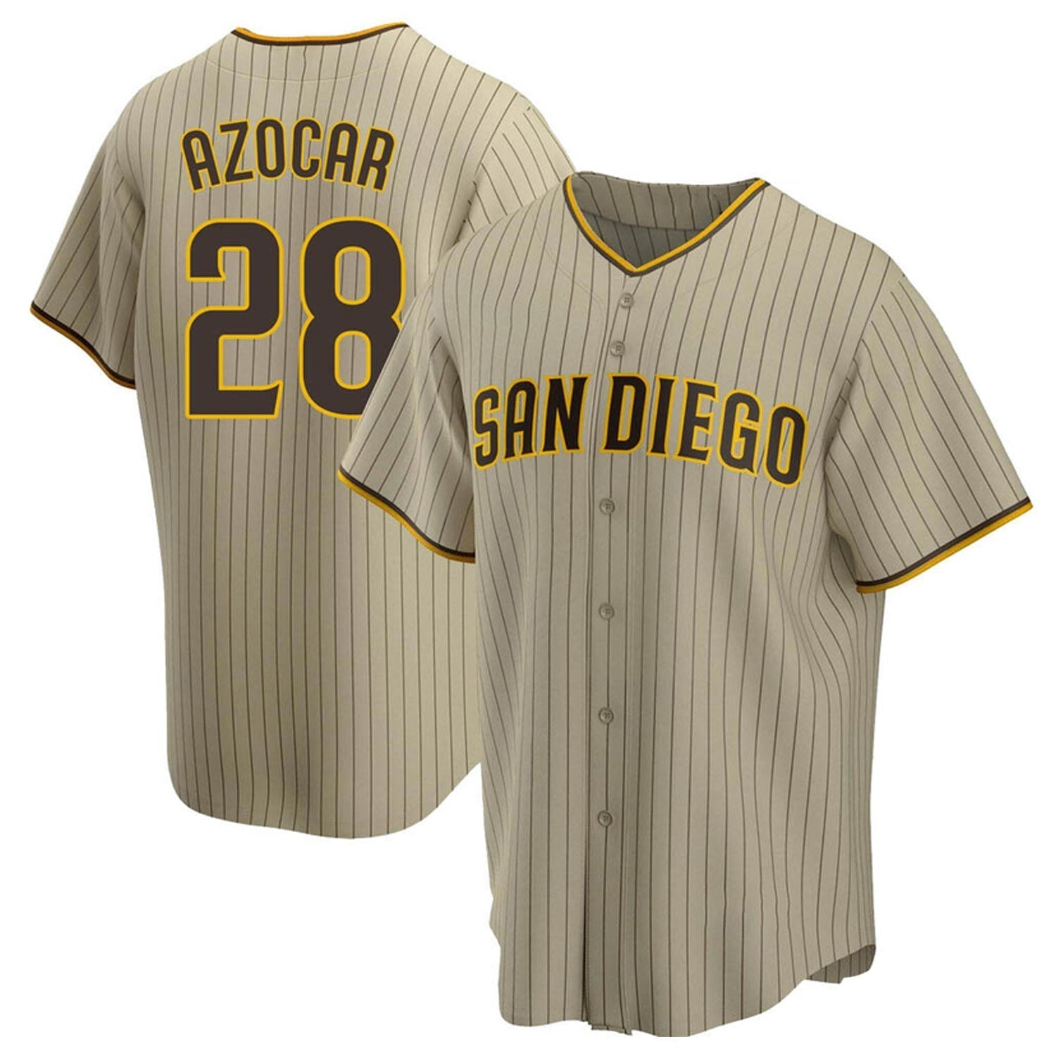Jose Azocar San Diego Padres 28 Jersey