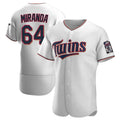 Jose Miranda White Minnesota Twins 64 Jersey