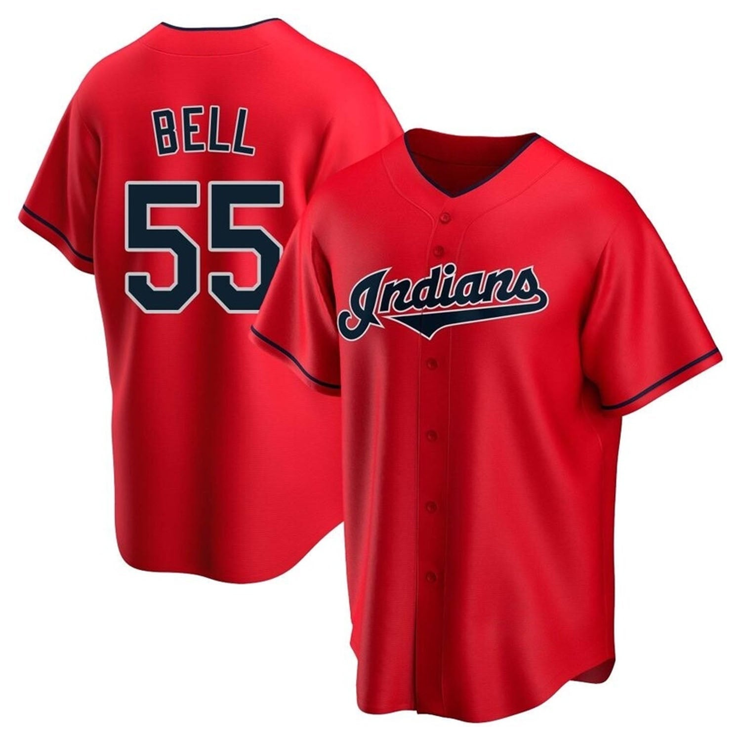 Josh Bell Cleveland Indians 55 Jersey
