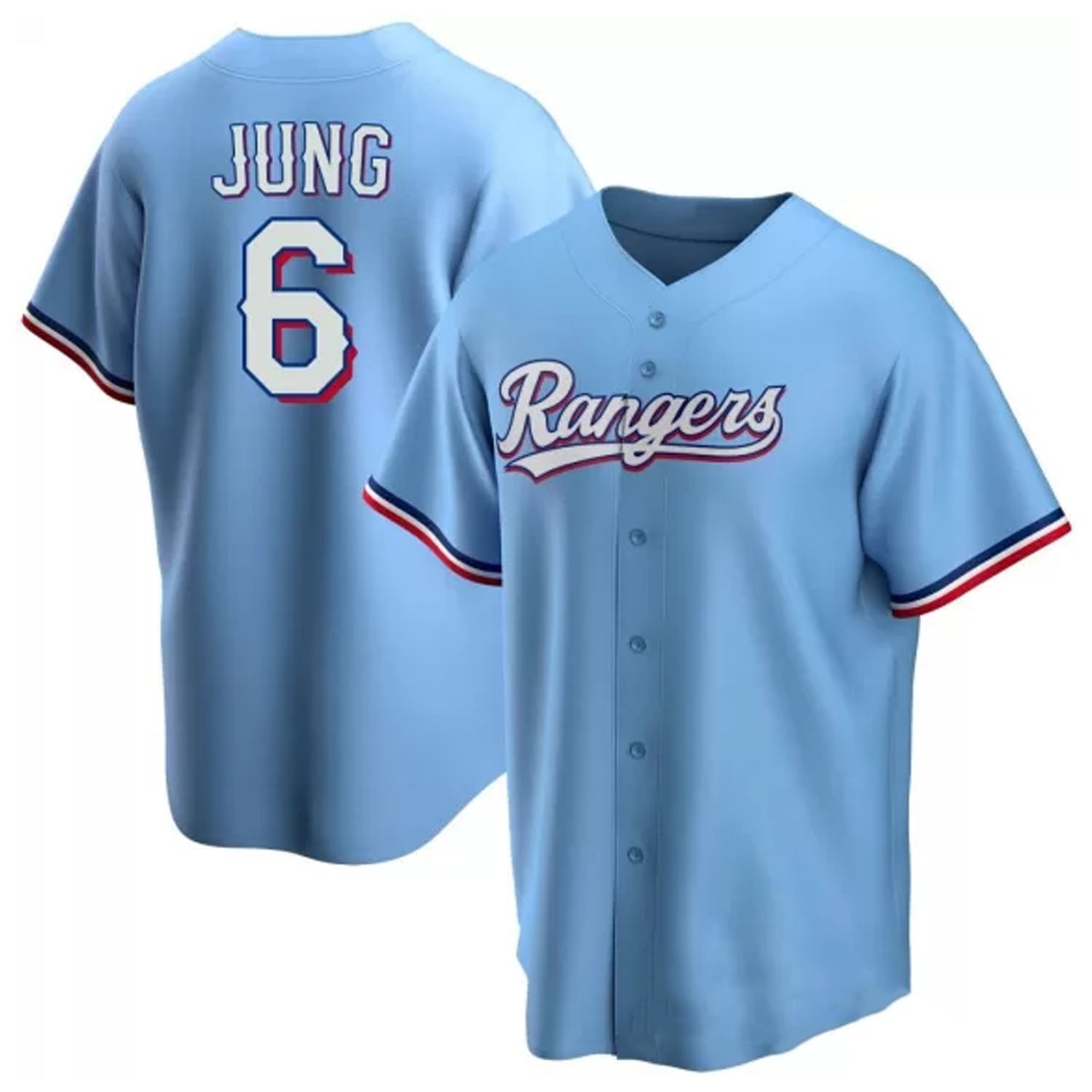 Josh Jung Texas Rangers 6 Jersey