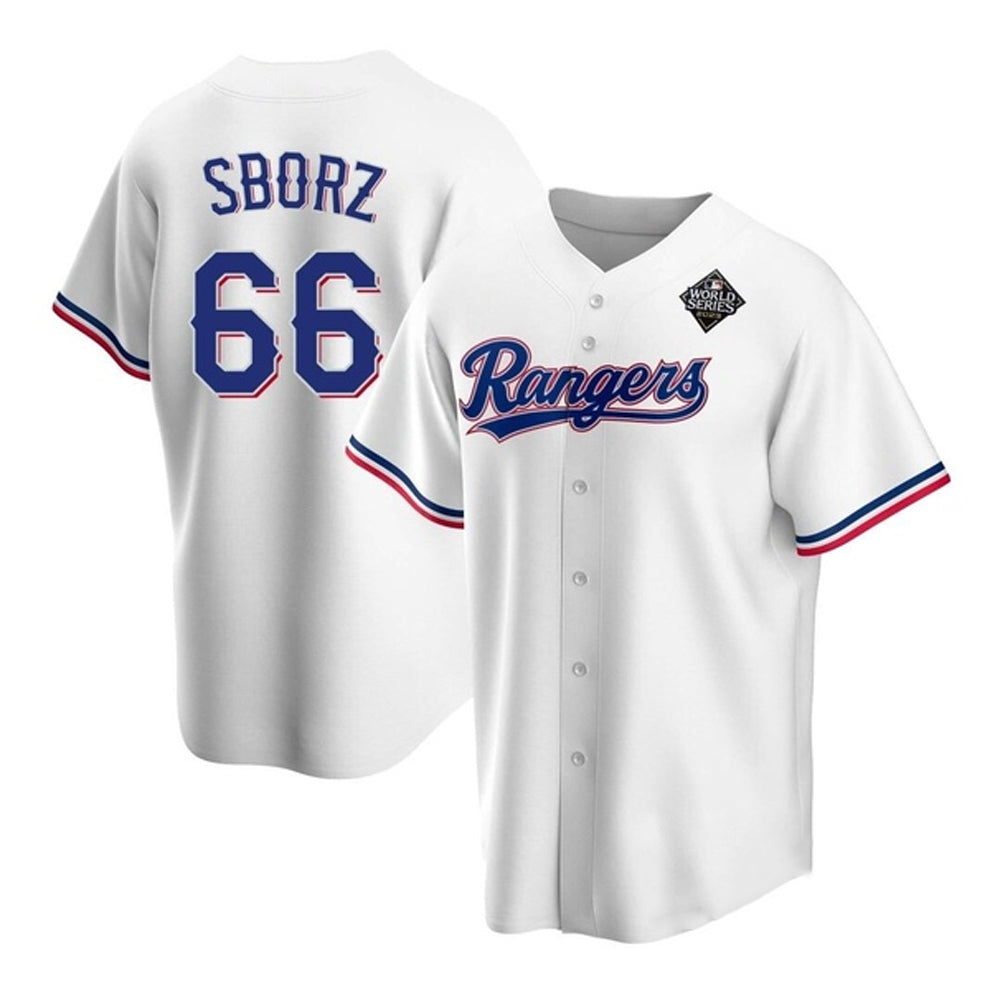 Josh Sborz Texas Ranger 66 Jersey