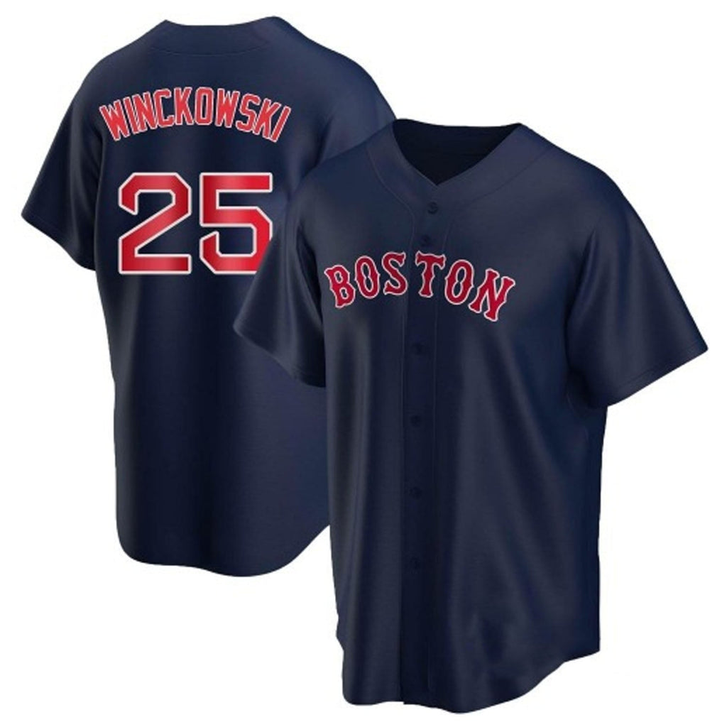 Josh Winckowski Boston Red Sox 25 Jersey