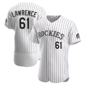 Justin Lawrence Colorado Rockies 61 Jersey