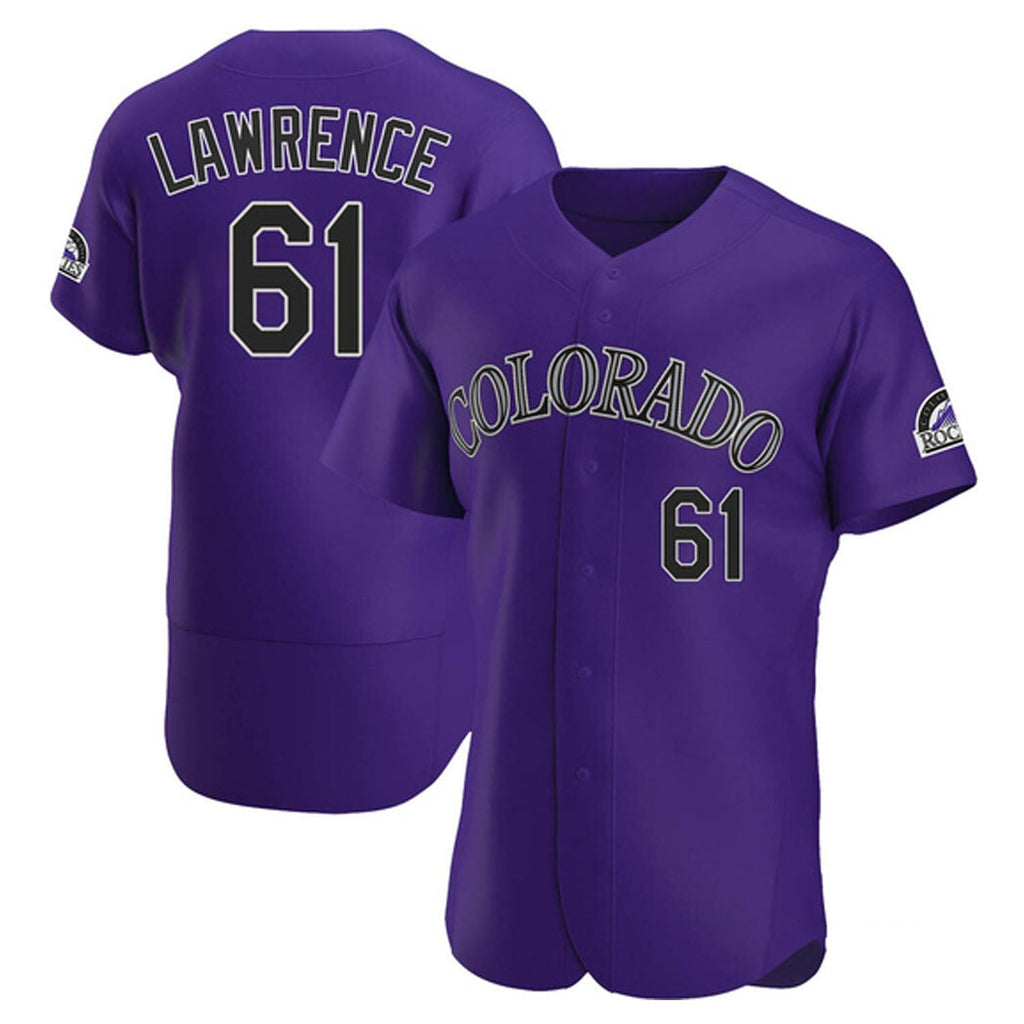 Justin Lawrence Colorado Rockies 61 Jersey