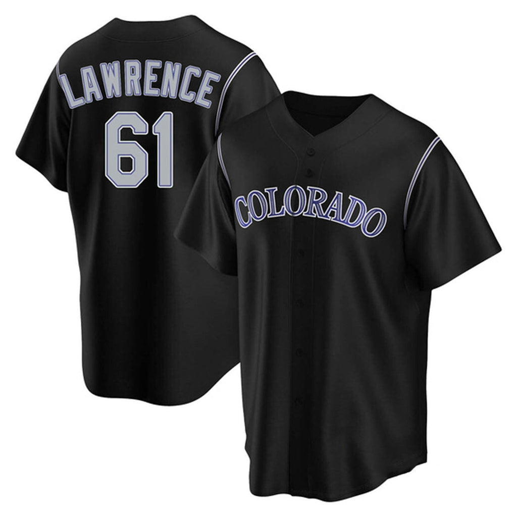 Justin Lawrence Colorado Rockies 61 Jersey