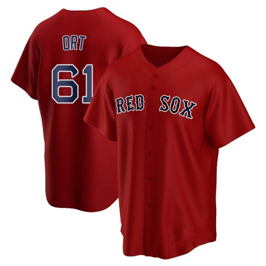 Kaleb Ort Boston Red Sox 61 Jersey