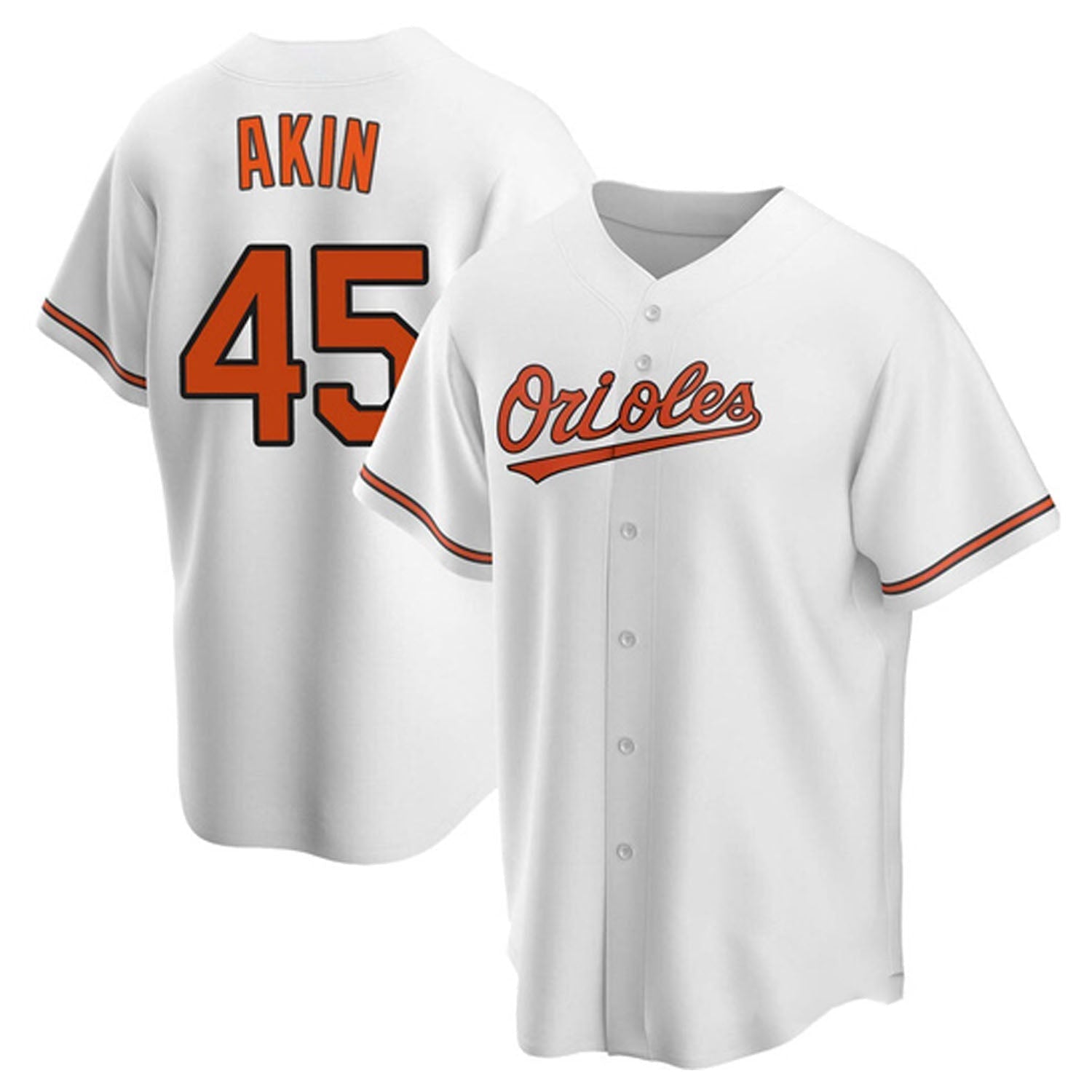 Keegan Akin Baltimore Orioles 45 Jersey