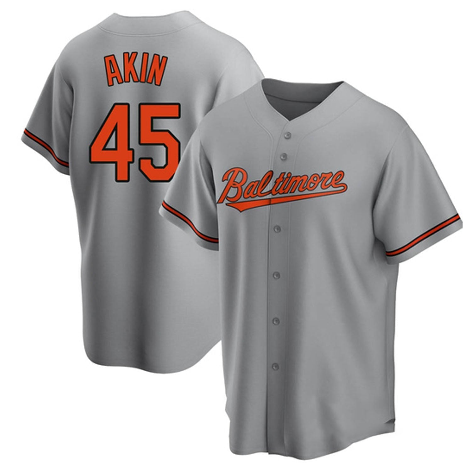 Keegan Akin Baltimore Orioles 45 Jersey
